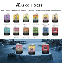 ALKX X021 5000 Puffs 12ml Liquid Vape 550mAh Type-c Rechargeable E-cig Atomizer